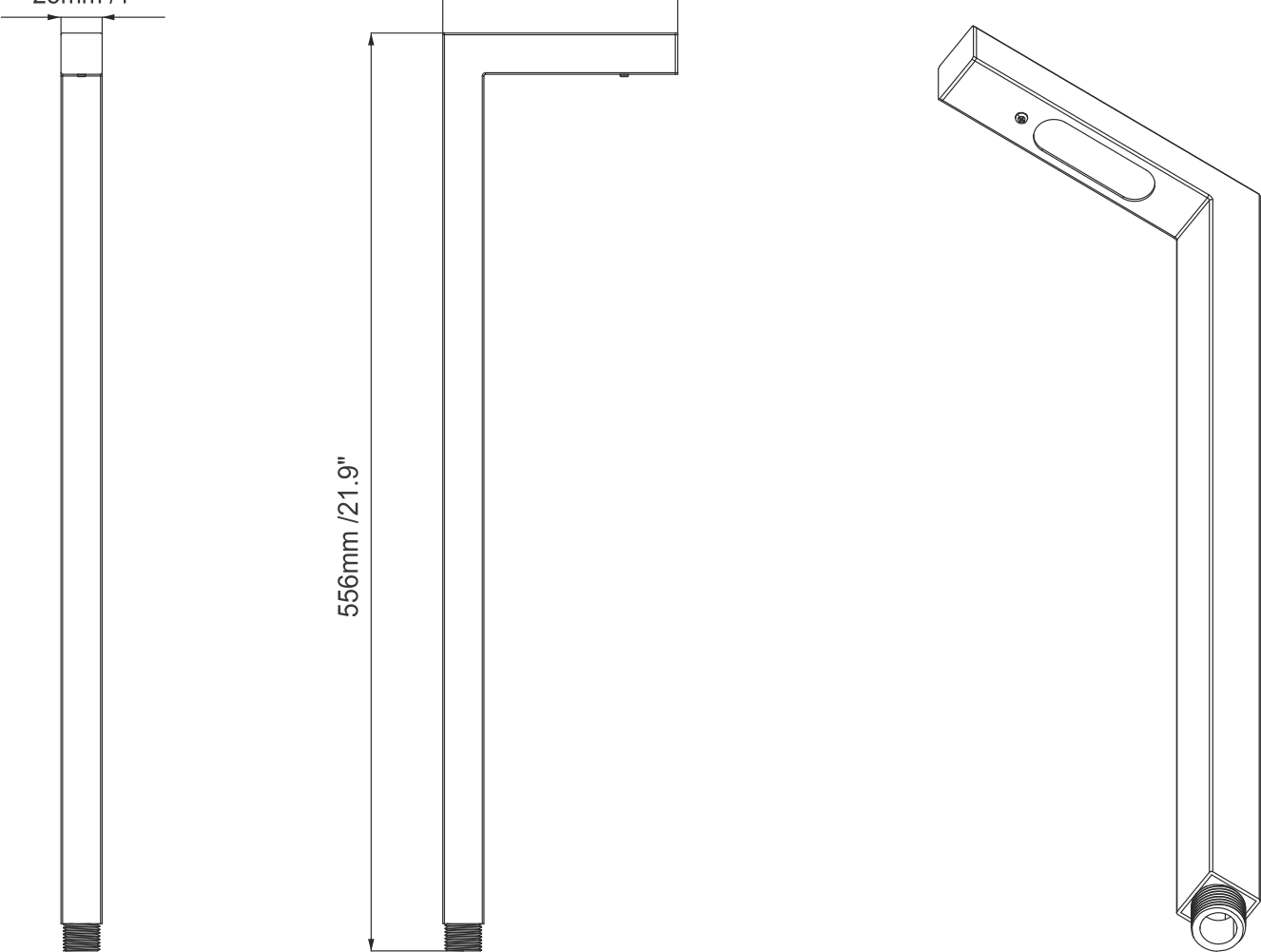 LT2404 dimension drawing